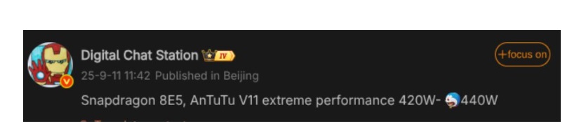 Skor AnTuTu Gila! Snapdragon 8 Elite Gen 5 Segera Meluncur! 1 Skor AnTuTu Gila! Snapdragon 8 Elite Gen 5 Segera Meluncur!