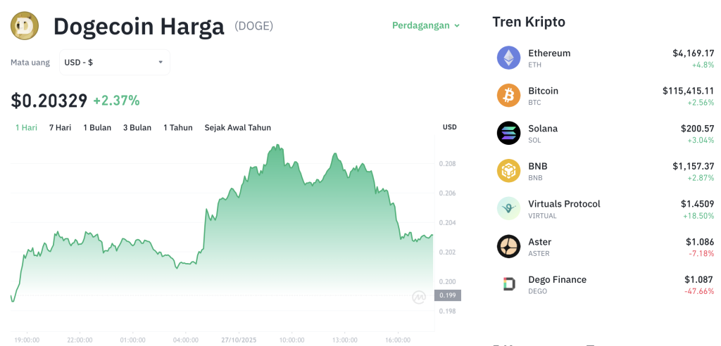 Dogecoin Siap Terbang? 4 Sinyal Kuat Ini Wajib Dipantau!