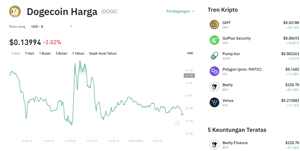 Dogecoin Terjun Bebas! Support Krusial Ini Kunci Selamat?