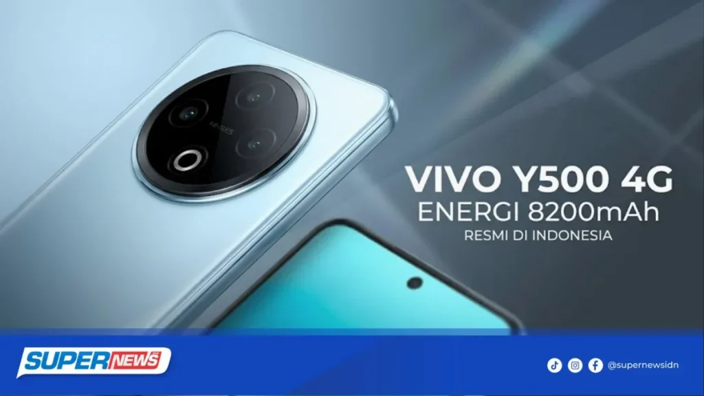 Bikin Geleng-Geleng! vivo Y500 Resmi Menggebrak Indonesia dengan Baterai 8100mAh dan Layar 1,5K AMOLED, Siap Temani Aktivitas Tanpa Henti!